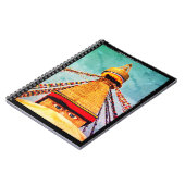 Boudhanath Stupa, Buddha Eyes, Kathmandu, Nepal Notitieboek (Linkerzijde)