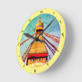 Boudhanath Stupa,  Himalaya, Nepal/Tibet Ronde Klok (Hoek)