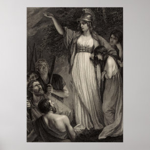 Boudica, koningin van de Tribe Iceni Poster