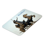 Boudicca standbeeld in Londen souvenir foto Magneet (Linkerzijde)