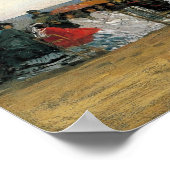 Boudin - Beach Near Trouville Poster (Hoek)