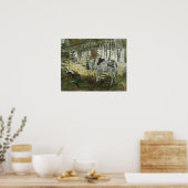 Boudin - Bretons paard Poster (Keuken)