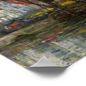 Boudin - Bruxelles Harbour Poster (Hoek)