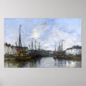 Boudin - Bruxelles Harbour Poster (Voorkant)