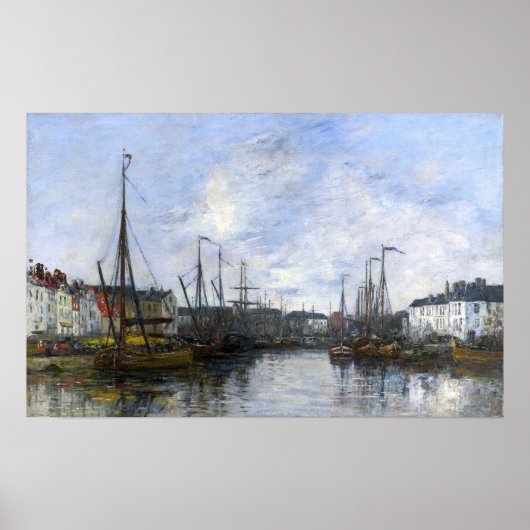 Boudin - Bruxelles Harbour Poster (Voorkant)