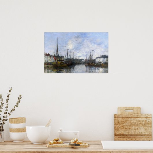 Boudin - Bruxelles Harbour Poster (Keuken)