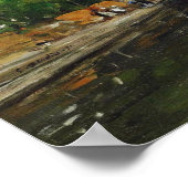 Boudin - Bruxelles op kanaal 1871 Poster (Hoek)