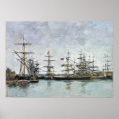 Boudin - Deauville 1880 Poster (Voorkant)