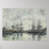 Boudin - Deauville 1885 Poster (Voorkant)