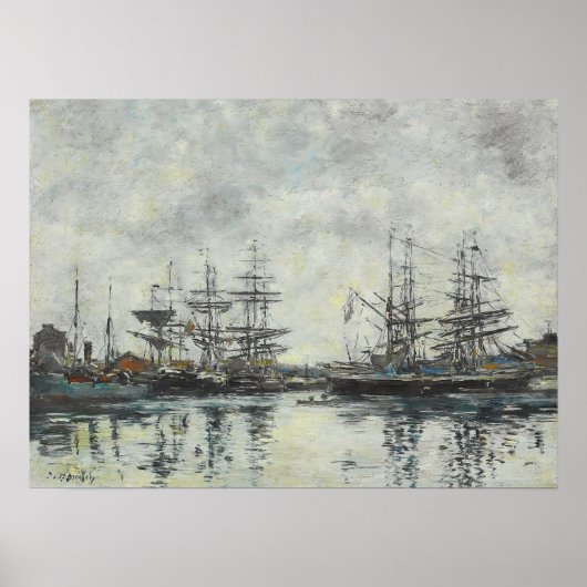 Boudin - Deauville 1885 Poster (Voorkant)