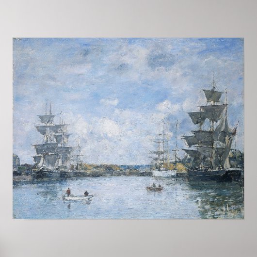 Boudin - Deauville 1893 Poster (Voorkant)