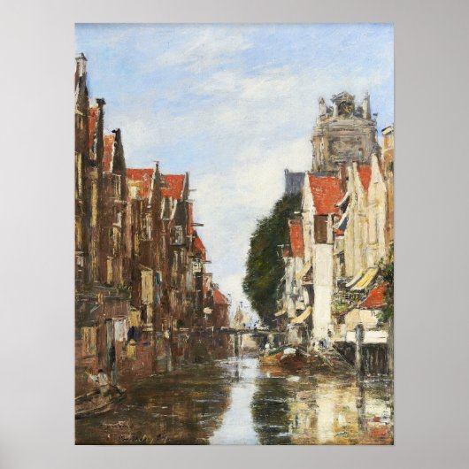 Boudin - Dordrecht 1885 Poster (Voorkant)