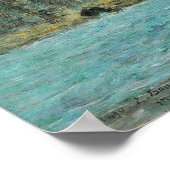 Boudin - Etretat Cliff of Aval 1890 Poster (Hoek)