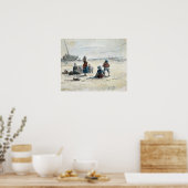 Boudin - Fishermen's Wives, 1855 Poster (Keuken)