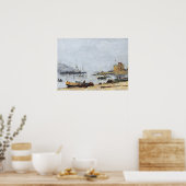 Boudin - Haven bij Villefranche 1892 Poster (Keuken)