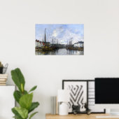 Boudin - Haven van Brussel Poster (Thuiskantoor)