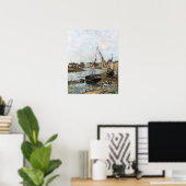 Boudin - Haven van Trouville Poster (Thuiskantoor)