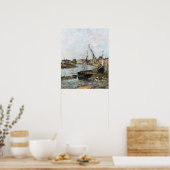 Boudin - Haven van Trouville Poster (Keuken)