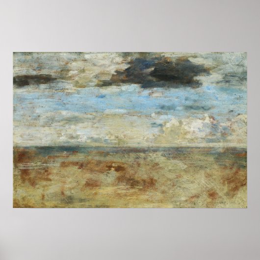 Boudin - Lucht (Studie) Poster (Voorkant)