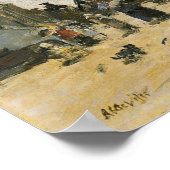 Boudin - Saint-Vulfran Church Square, Abbeville 18 Poster (Hoek)