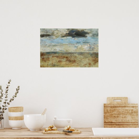 Boudin - Sky (studie) Poster (Keuken)