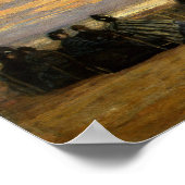 Boudin - Strand bij Villerville 1864 Poster (Hoek)