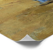 Boudin - twee Mannen op strand Poster (Hoek)