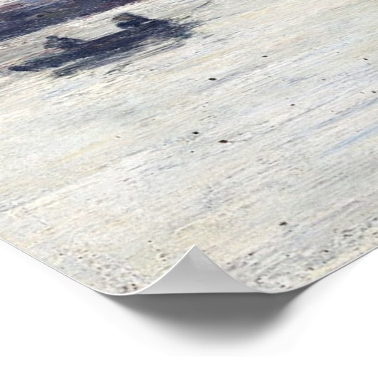 Boudin - Verzenden op touques 1888 Poster (Hoek)