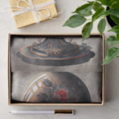 Boudoir | Antiek kristallen bol en Victoriaans Roz Tissuepapier (Geschenk)