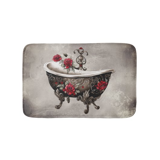 Boudoir | Badkuip Oude Antiek Gold Footed Bad Badmat (Voorkant)