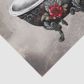 Boudoir | Badkuip Oude Antiek Gold Footed Bad Tissuepapier (Detail)