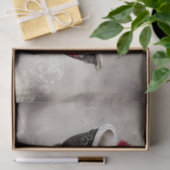 Boudoir | Badkuip Oude Antiek Gold Footed Bad Tissuepapier (Geschenk)