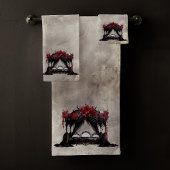 Boudoir | Bladerdak Sjaal Oude Victoriaanse Poster Bad Handdoek