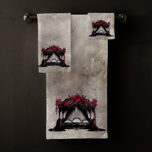 Boudoir | Bladerdak Sjaal Oude Victoriaanse Poster Bad Handdoek