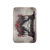 Boudoir | Bladerdak Sjaal Oude Victoriaanse Poster Badmat (Voorkant Verticaal)