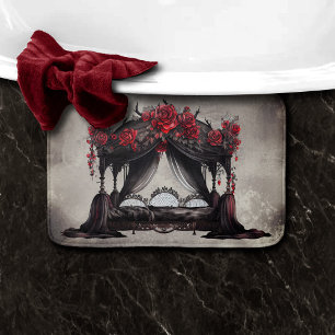 Boudoir   Bladerdak Sjaal Oude Victoriaanse Poster Badmat