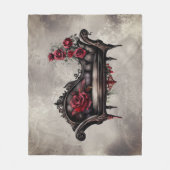 Boudoir Chaise | Victoriaans flauwvallen ligstoel Fleece Deken (Voorkant)