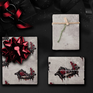 Boudoir Chaise Victoriaans flauwvallen ligstoel Inpakpapier Vel