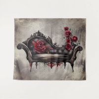 Boudoir Chaise | Victoriaans flauwvallen ligstoel