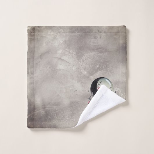 Boudoir | Crystal Ball Crescent Moon Red Roses Bad Handdoek (Wasdoekje)