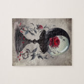 Boudoir | Crystal Ball Crescent Moon Red Roses Legpuzzel (Horizontaal)