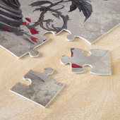 Boudoir | Crystal Ball Crescent Moon Red Roses Legpuzzel (Zijkant)