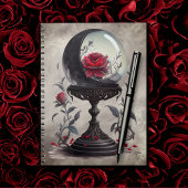 Boudoir | Crystal Ball Crescent Moon Red Roses Notitieboek