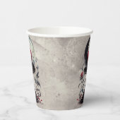 Boudoir | Crystal Ball Crescent Moon Red Roses Papieren Bekers (Links)