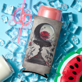 Boudoir | Crystal Ball Crescent Moon Red Roses Seltzer Blikjeskoeler