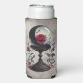 Boudoir | Crystal Ball Crescent Moon Red Roses Seltzer Blikjeskoeler (Seltzer Achterkant)