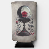 Boudoir | Crystal Ball Crescent Moon Red Roses Seltzer Blikjeskoeler (Voorkant)