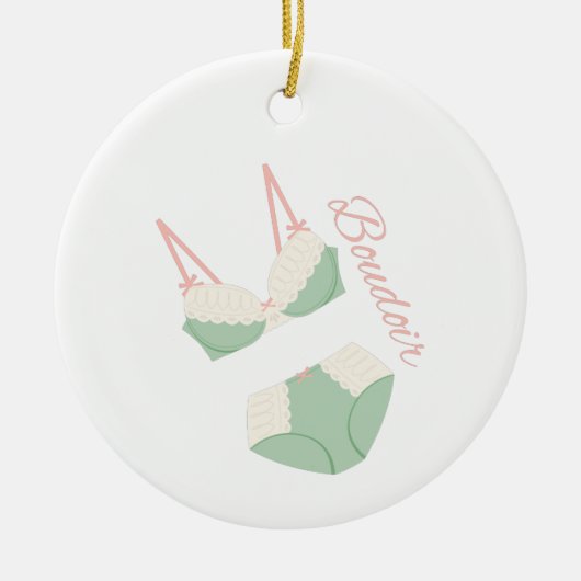 Boudoir Keramisch Ornament (Voorkant)