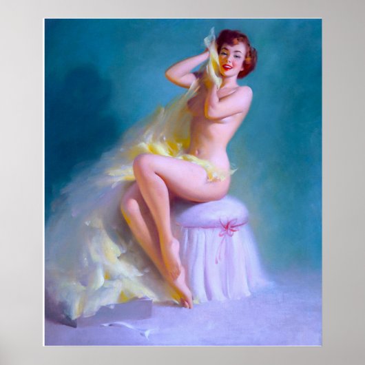 Boudoir Pinup Poster (Voorkant)