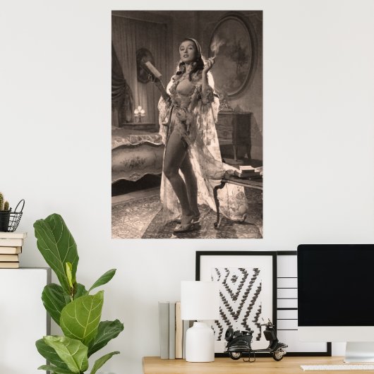 Boudoir Poster (Thuiskantoor)